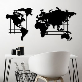 Wallity World Map - L Negro
